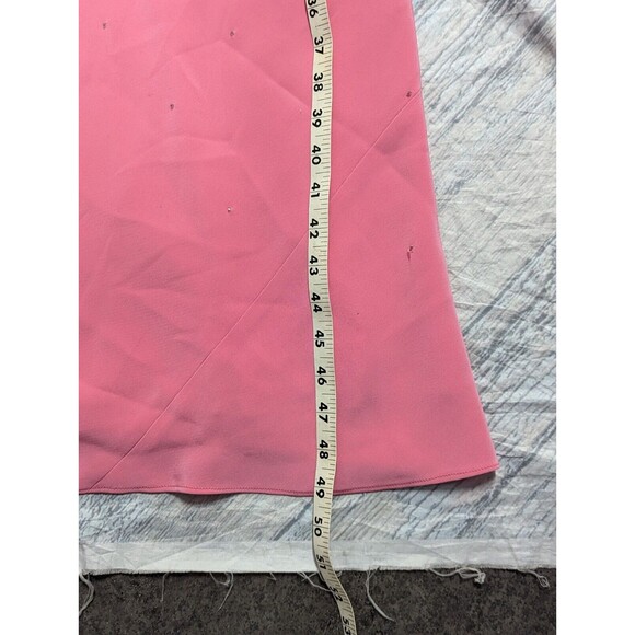 Cache Size 2 Pink Crystal Embellished Full Length Gown Evening Formal Prom Dress - Picture 16 of 16